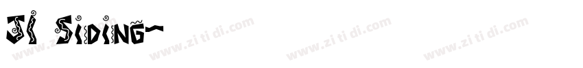 JI Siding字体转换
